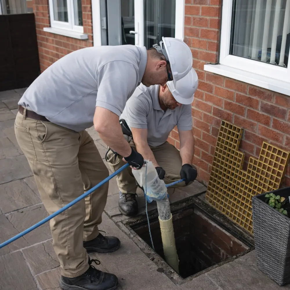 Blocked drain repair service in Ongar